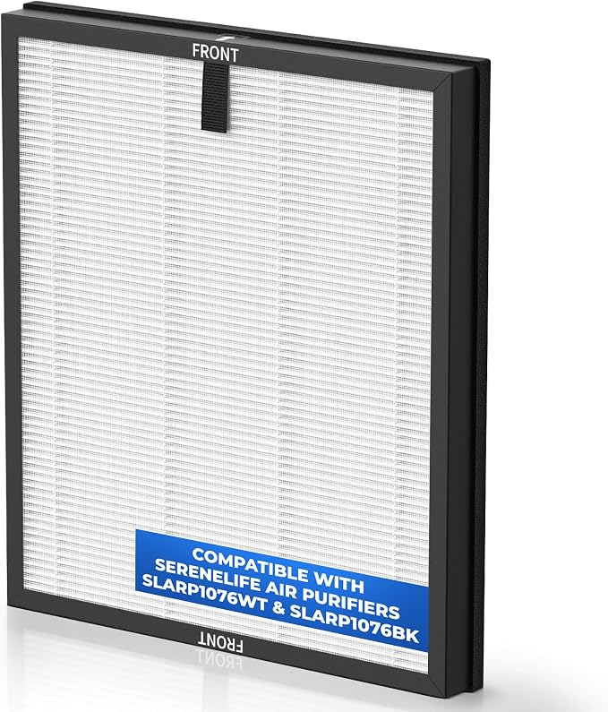 SereneLife Air Purifier Replacement Filter, 3-6 Month Replacement Life by SereneLife