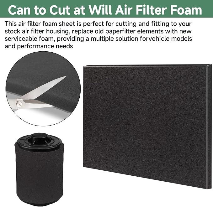 Washable Foam Air Filter Material Sheet - Image 3