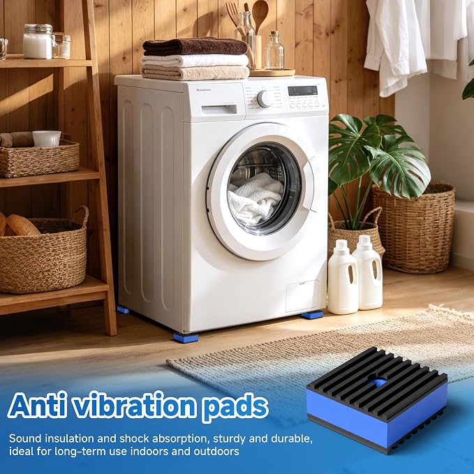 2" X 2" Anti Vibration Pads, Rubber Vibration Isolation Pads - Image 7