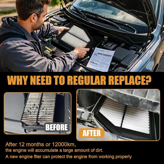 17220-64A-A00 80291-TF3-E01 Air & Cabin Filter Compatible - Image 6