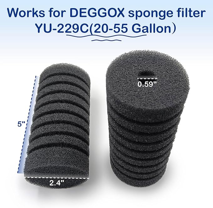 Aquarium Sponge Filter Replacement Sponges - Image 2