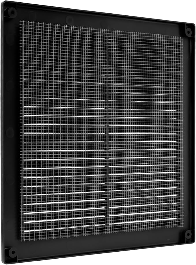 Repa Market 10 x 10 Inch Black Square Air Vent Cover - Image 9