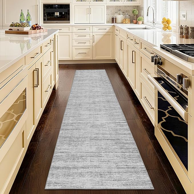 3x8 Runner Rug Non Slip Washable Rugs for Hallways, Abstract 8ft Kitchen Runners Rug for Entryway,Stain Resistant Rug Runner，Ultra-Thin Kitchen Mats for Living Room Bedroom