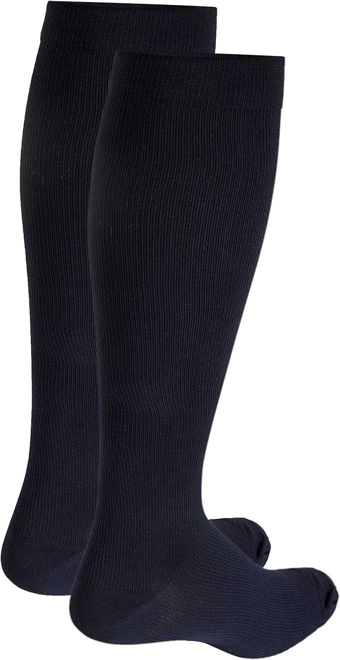 Truform Compression Socks, Men's Dress Socks, Knee High Over Calf Length - Image 7