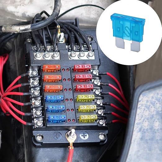 100 Pack Auto Fuses 15 AMP ATC/ATO Standard Regular Fuse Blade 15A Car Truck - Image 6