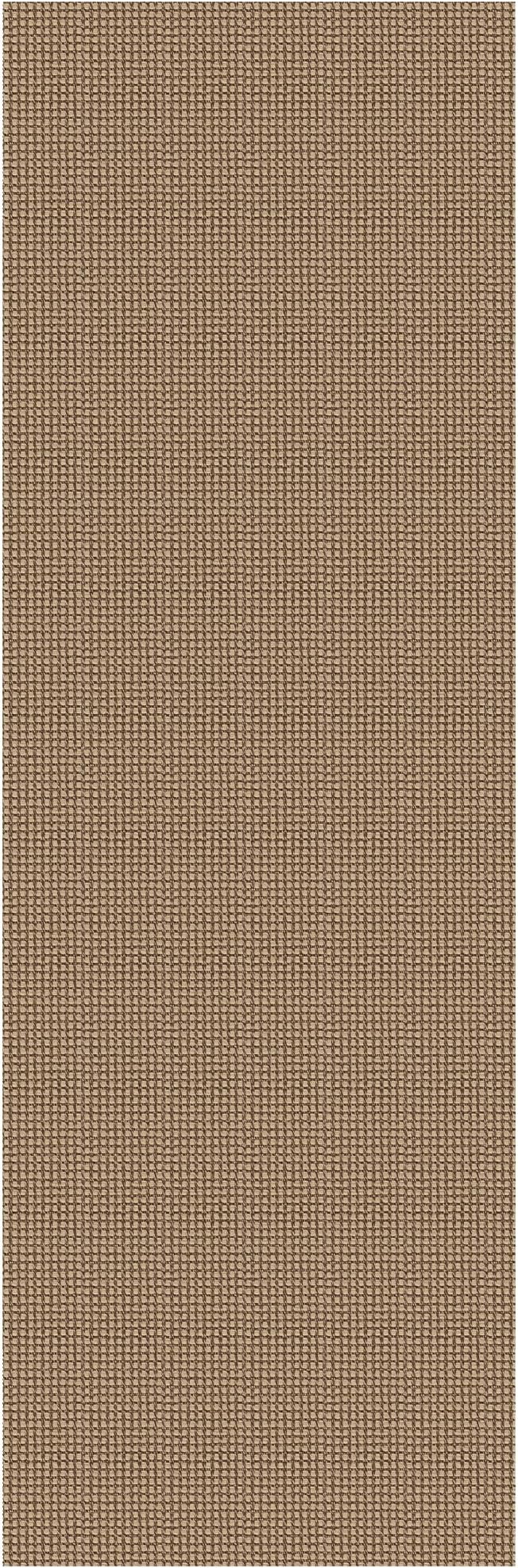 KOZYFLY Runners for Hallways 2.6x8 ft Washable Kitchen Runner Non Slip Rubber Backed Hall Runners Cotton Entryway Runner Rugs Floor Carpet for Indoor Backdoor Bedroom Kitchen, Tan/Orange/Brown