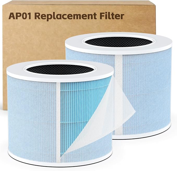2-pack AP01 Filter Replacement, Compatible by Unknown