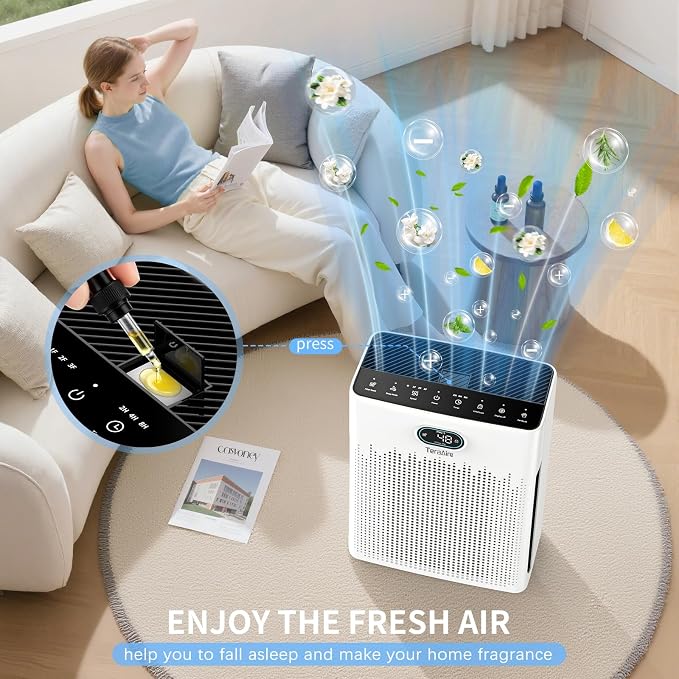 Air Purifiers for Home, PM 2.5 Air Quality Monitor Cover Up to 2200 Ft² - Image 2