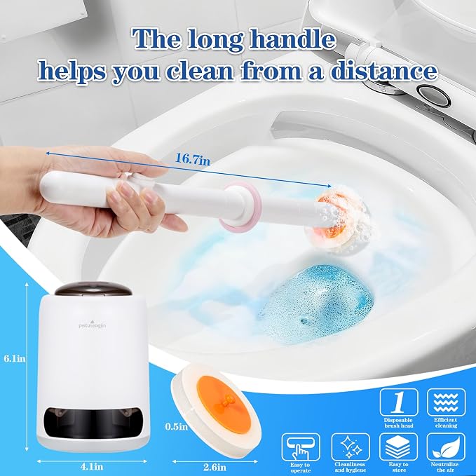 Pack of 40 Disposable Toilet Brush Refills, Designed Exclusively - Image 6