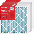 SpiroPure 24X24X2 MERV 11 Geothermal Air Filters by SpiroPure