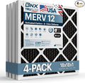 BNX TruFilter 18x18x1 MERV 12 Odor Defense AC Furnace Air Filter by BNX