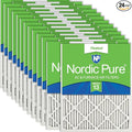 Nordic Pure 14x20x1 Pleated MERV 13 Air Filters 24 Pack by NordicPure