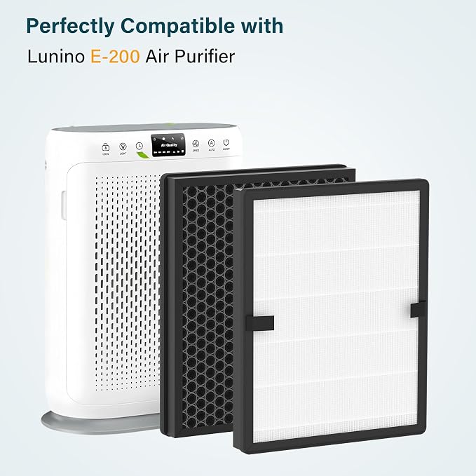 4 Packs E-200 True HEPA Replacement Filter Compatible - Image 2