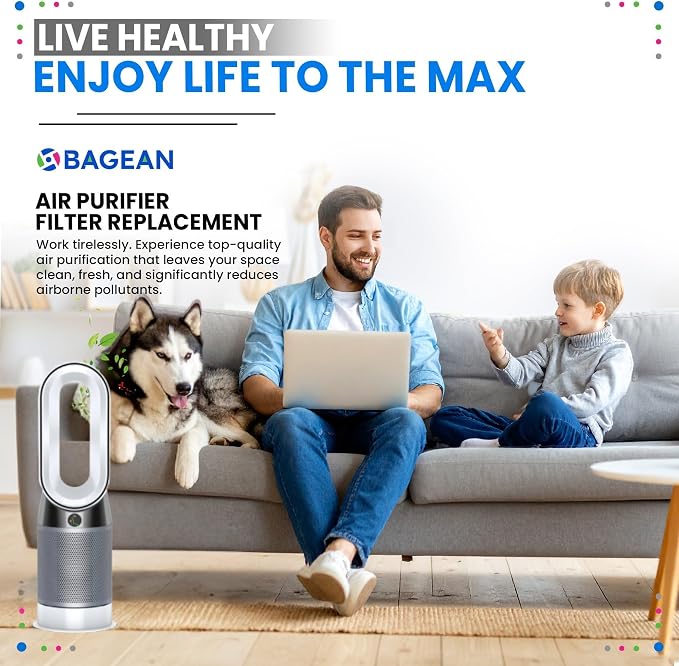 Bagean 360 Combi Glass HEPA Filters Compatible Dyson Air Purifier Filter | Fits - Image 6