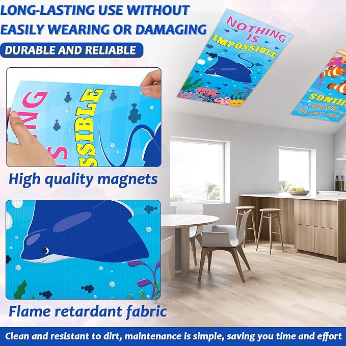 8 Pcs Fluorescent Light Covers - Image 3