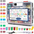 1212Pcs Car Fuses Assortment Kit by Eoppen