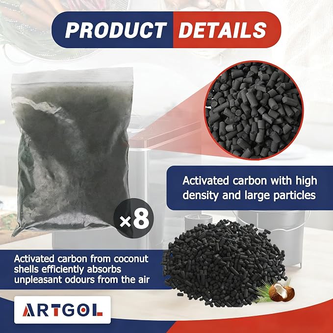 8-Pack Odor Absorbing Filter Refills - Image 2