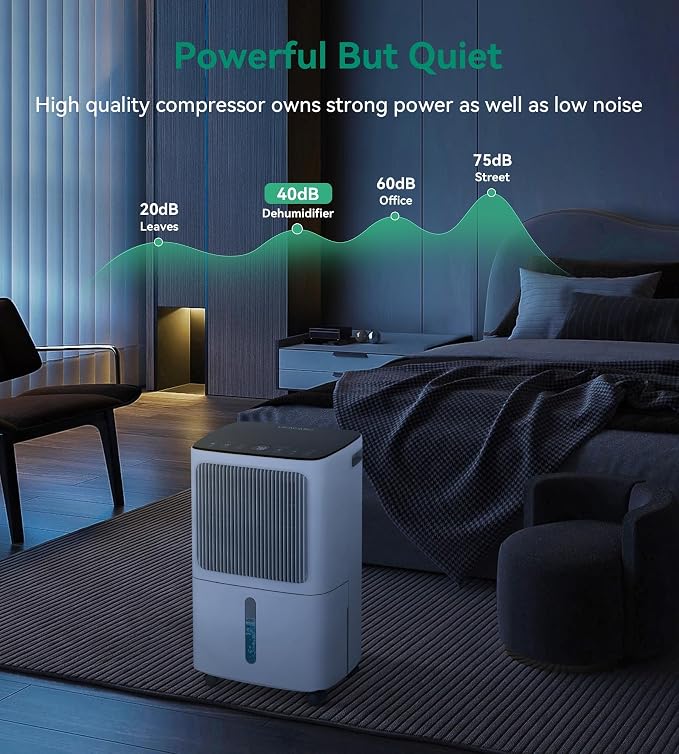 VEAGASO 34 Pint/D Dehumidifier for Basement - Image 5