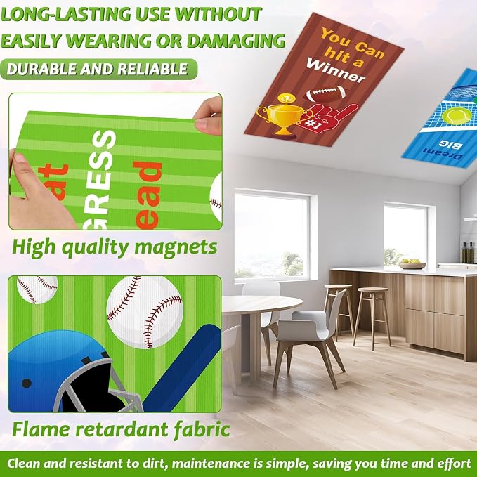 Wiooffen 6 Pcs Fluorescent Light Covers - Image 3