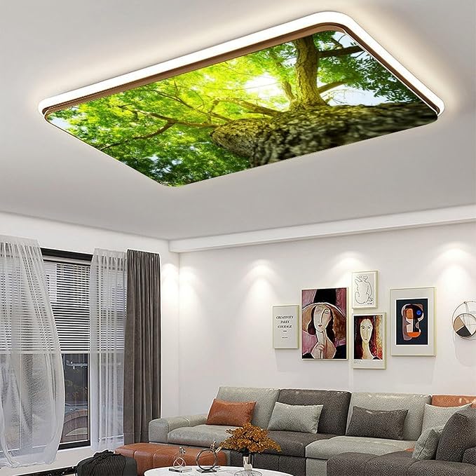 2PCS Fluorescent Light Covers for Classroom Ceiling Lights Magnetic Light Covers - Image 6