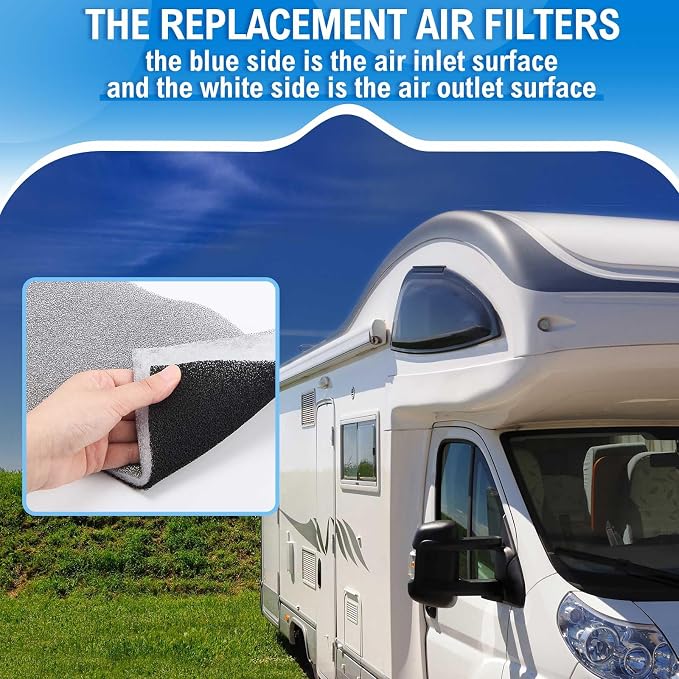 Ziliny 4 Pack RV AC Filters 13.5 x 6 Inch RV Filters Replacement - Image 5