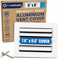 6x8 Aluminum HVAC Vent Cover Wall Ceiling Register 1-Way Air Flow Multi-Shutter by ACLAMINAIRE