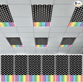 QOUBAI 6PCS Fluorescent Light Covers, 4x2 Feet Magnetic Light Cover Fluorescent by QOUBAI