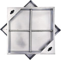 12x12 in Invisible Stainless Steel Manhole Cover and Frame by DuuMuut
