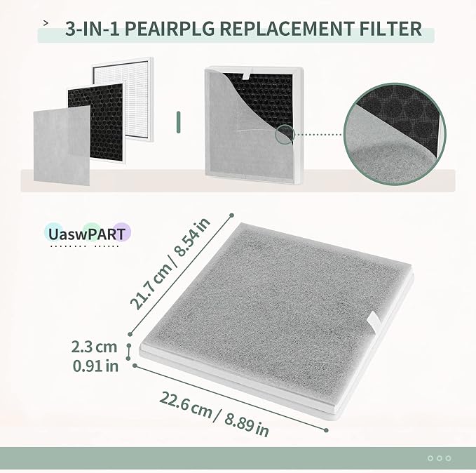 PEAIRPLG Replacement Filter Compatible - Image 3