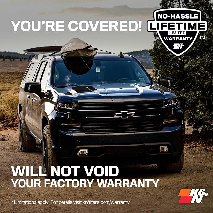 K&N Cold Air Intake System: High-Flow Air Filter, Increase Performance & - Image 9