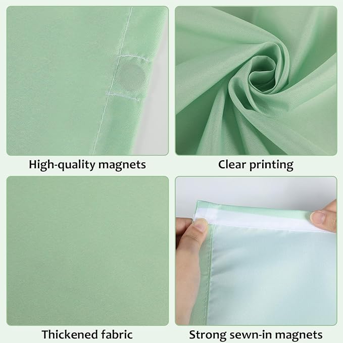 QOUBAI 6PCS Fluorescent Light Covers, 4x2 Feet Magnetic Light Cover Fluorescent - Image 3