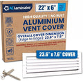 22x6 Aluminum 1-Way Air Vent Cover Wall or Ceiling Register Multi-Shutter by ACLAMINAIRE