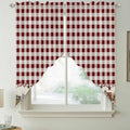 Swag Curtain Valances for Kitchen Windows, Farm Barn Western Star on Vintage by Unknown