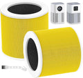 2 Pack Yellow A1 Replacement Filter Compatible by HIHEPA