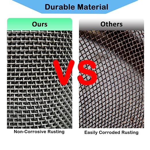 304 Stainless Steel Mesh Screen#40Mesh -Size:15.7"x47.2", - Image 4