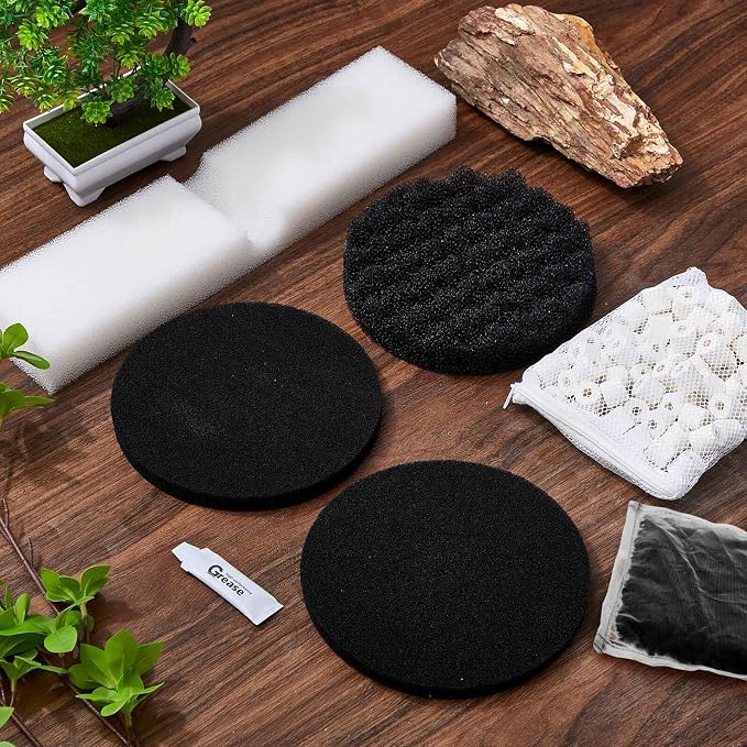 24 Pcs Aquarium Filter Media Kit Compatible - Image 7