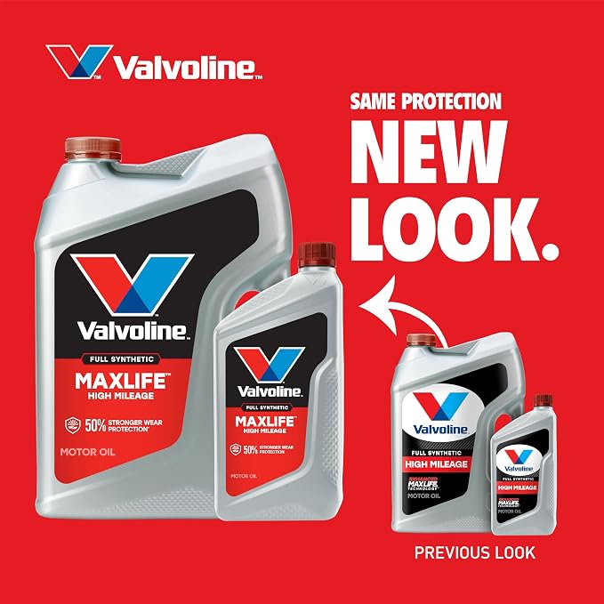 Valvoline MaxLife High Mileage Full Synthetic 5W-20 Motor Oil 5 Quart - Image 3
