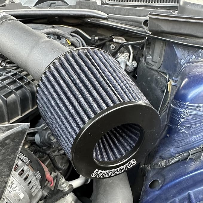 KYOSTAR Universal 6" High-Flow Air Filter, Reusable Cone Cold Air Intake - Image 4