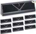 Yaocom 10 Pack Baseboard Register Vent 15 Inch Duct Opening Size Vent Covers by Yaocom