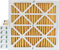 Glasfloss ZL 25x25x2 MERV 11 2" Inch AC Furnace Pleated Air Filters. Box of 6. by Glasfloss