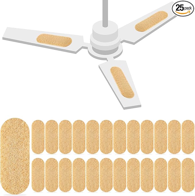 Tuanse 25 Pack Ceiling Fan Filters by Tuanse
