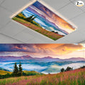 2PCS Landscape Magnetic Fluorescent Light Covers by Unknown