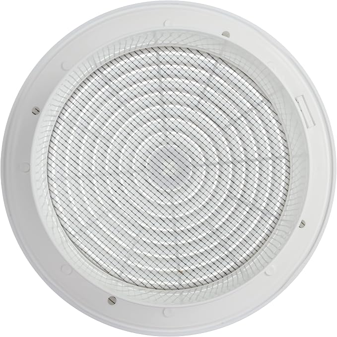 Vent Systems 6'' Inch White Round Plastic Ceiling Vent Cover - Image 8