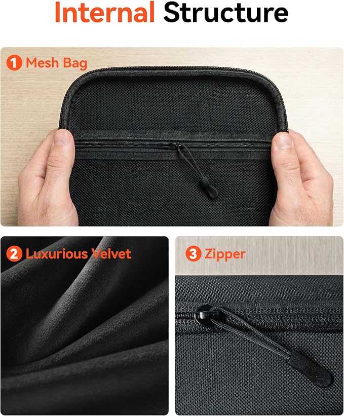 WOLFBOX Hard Carrying Case for MF200 Electric Air Duster, Shockproof Travel - Image 6