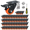 2" Caster Wheels Set of 64, Heavy Duty by ASHGOOB