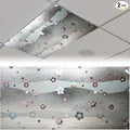 2 Pack Fluorescent Light Covers 4 X 2 Feet Stained Glass Magnetic Light Cover by Unknown