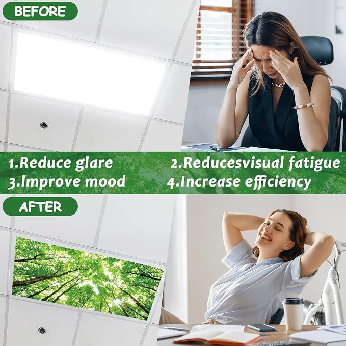 8 Pcs Fluorescent Light Covers - Image 3