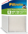 Filtrete 20x25x1 AC Furnace Air Filter, MPR 700, MERV 8, Tough on Pollen by Unknown