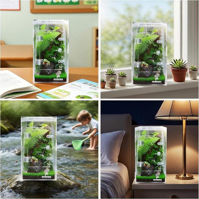 MYGIIKAKA Jumping Spider Enclosure Accessories, Tarantula Spider Box, Bug Cage - Image 7