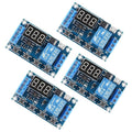 4pcs DC 6-30V Timer Relay Programmable Delay Relay Module Cycle Timer by D-FLIFE
